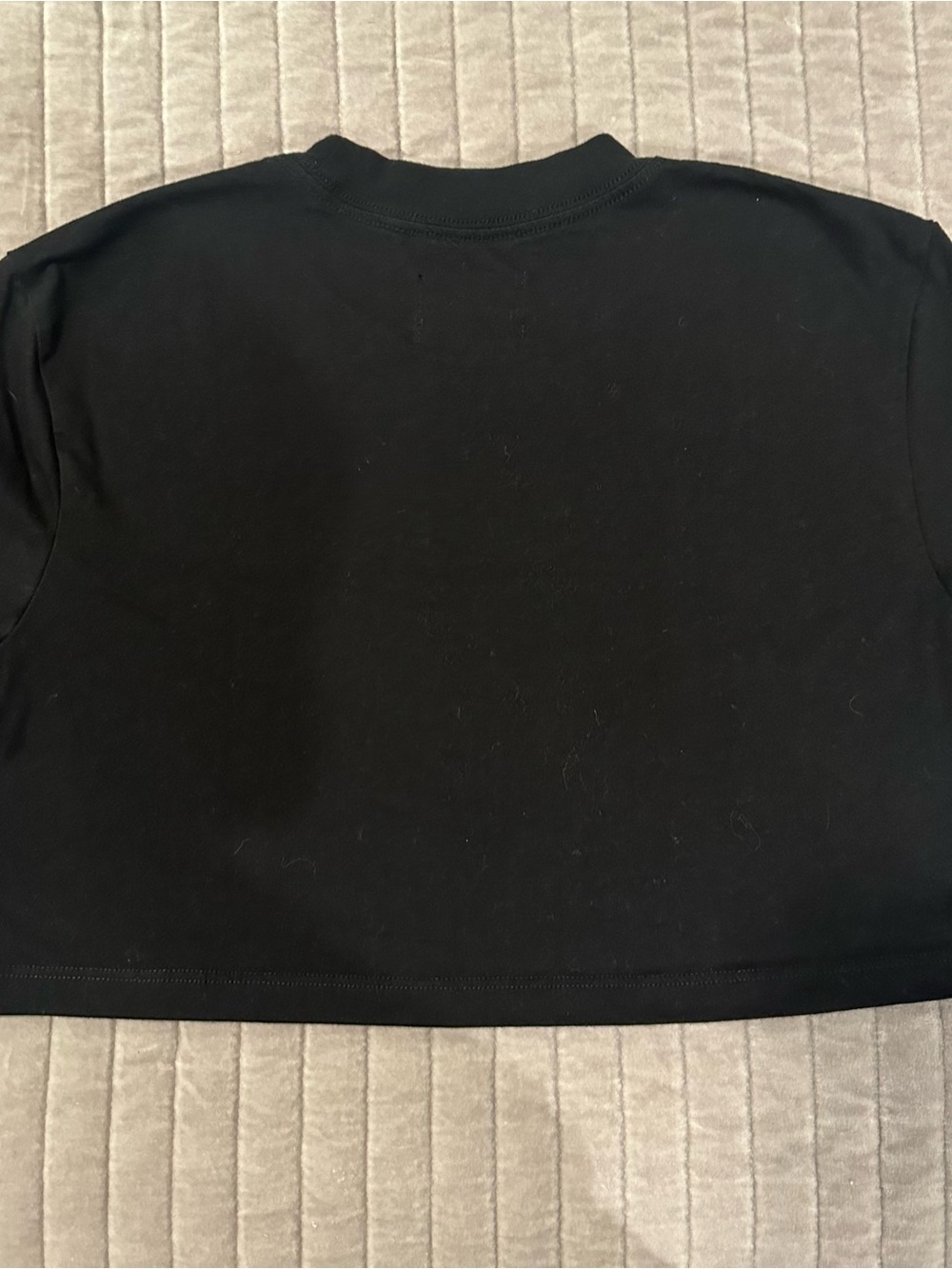 Kith Black Cropped Logo Tee Womens S - Picture 3 of 3
